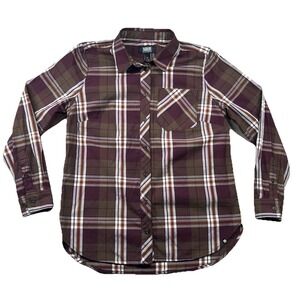 Alaskan Hardgear Shirt Mens M Button Up Plaid Performance Outdoor Rugged Pockets